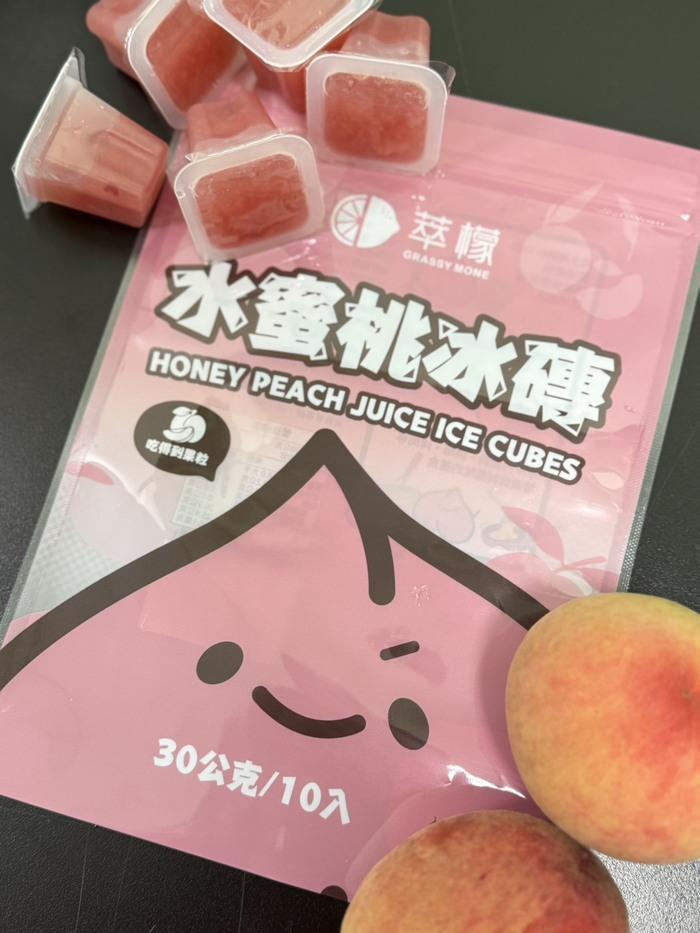 水蜜桃冰磚(30公克*10入)*6袋(一箱)(免運費)